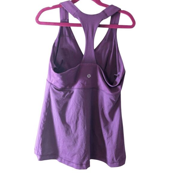 LULULEMON ATHLETICA Deep Breath Tank 'Luxtreme in Dew Berry' Size 4 - Picture 4 of 4